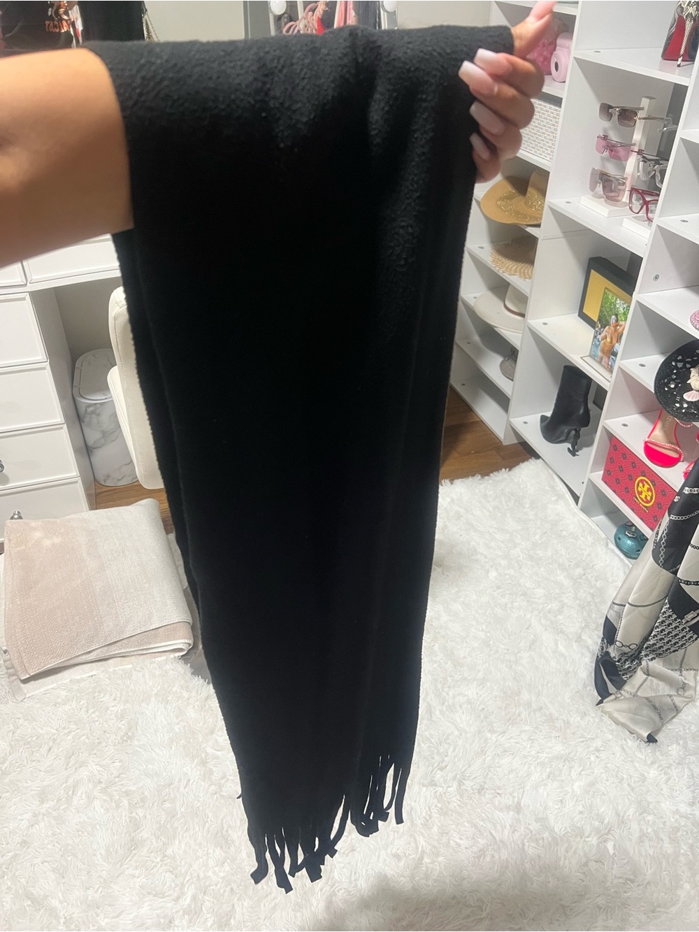 Black Fringe scarf